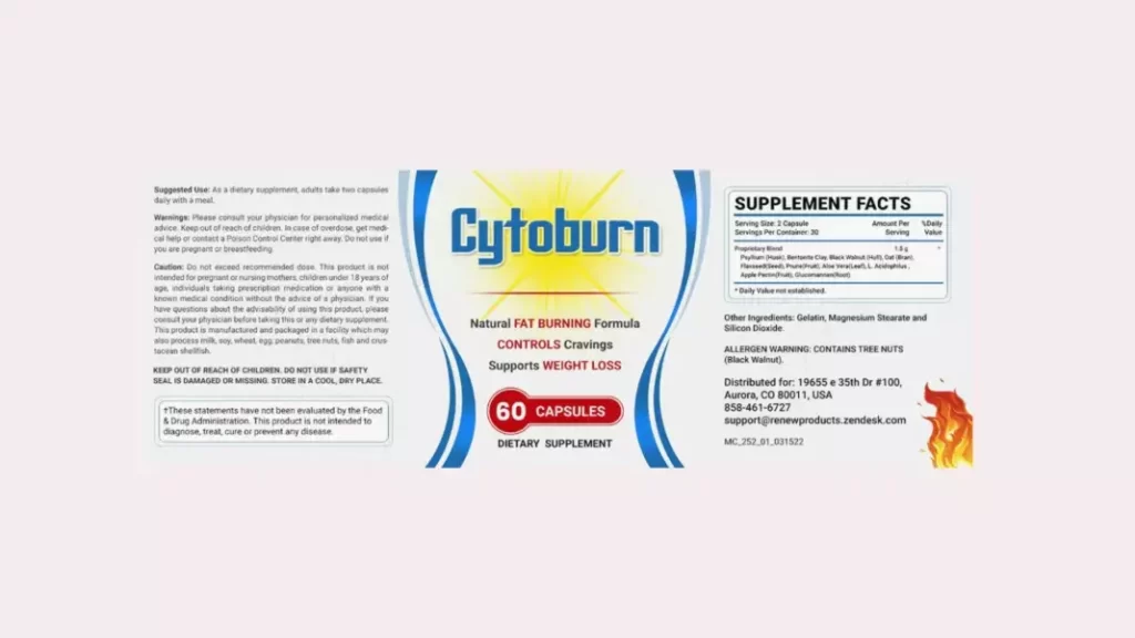 Cytoburn Supplement