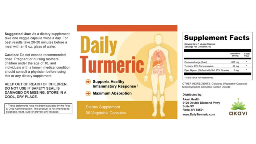 Daily Turmeric Dosage