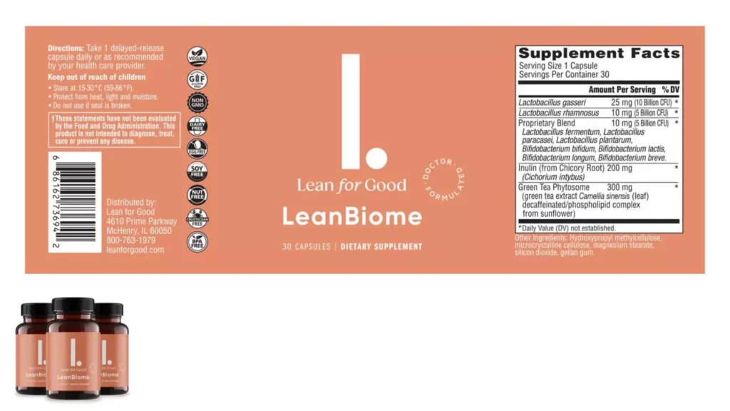 LeanBiome Dosage