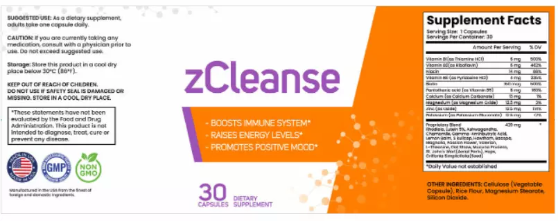 zcleanse supplement