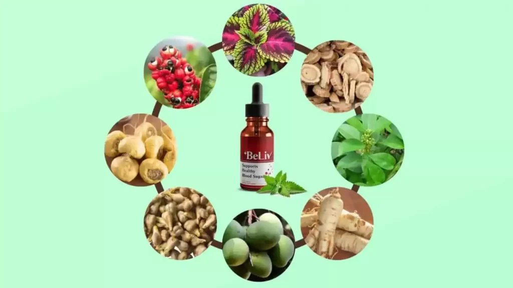 BeLiv Blood Sugar Oil Ingredients