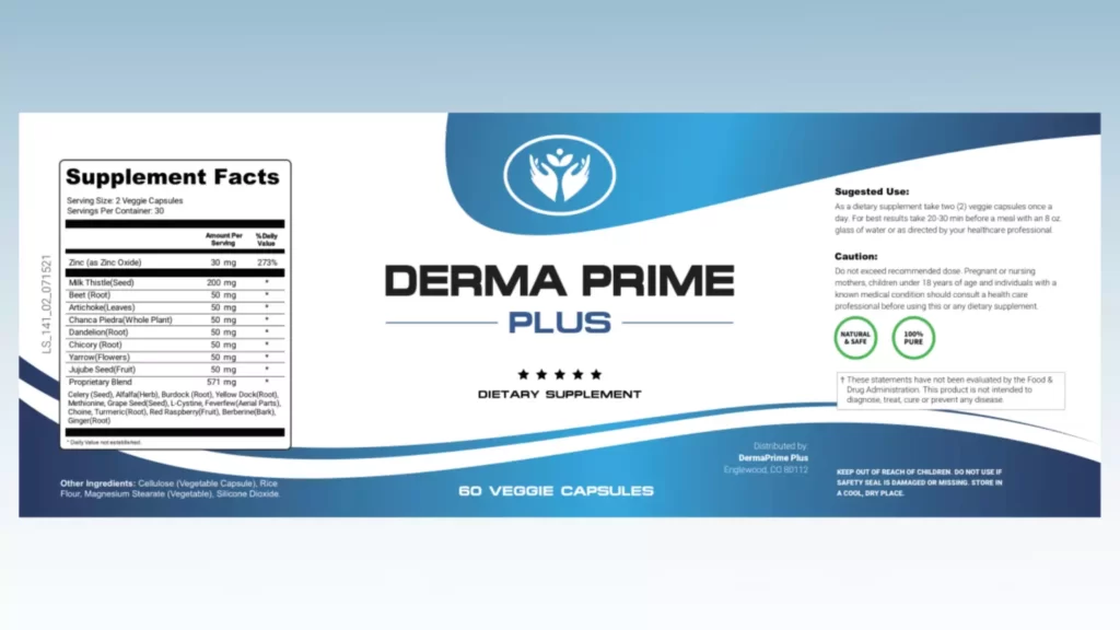 Derma Prime Plus supplement