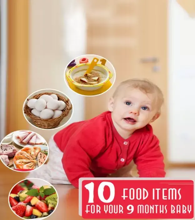 Foods For Nine Months Old Baby